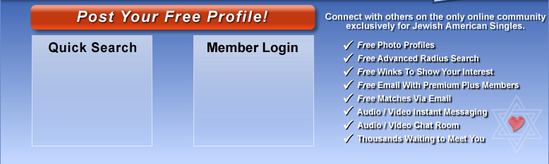 Free chat, free to receive and reply to email for Jewish singles!